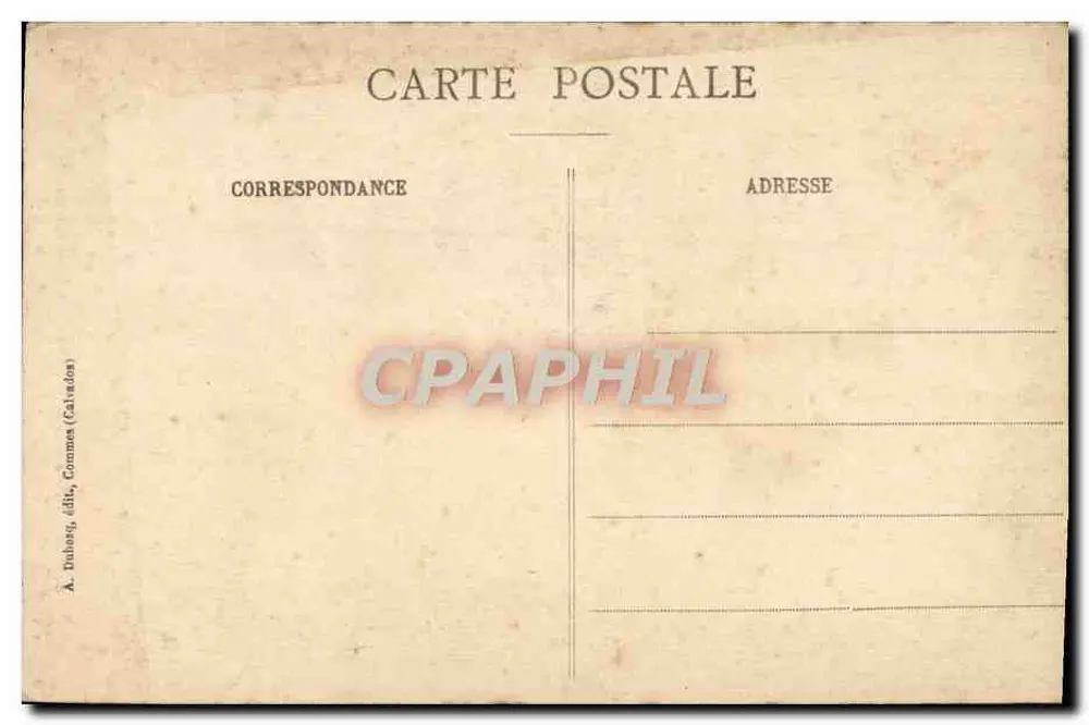Spaziergang — Kleidung in der Normandie — A+D 333, Verleger A. Dubourg (Calvados) - Rückseite