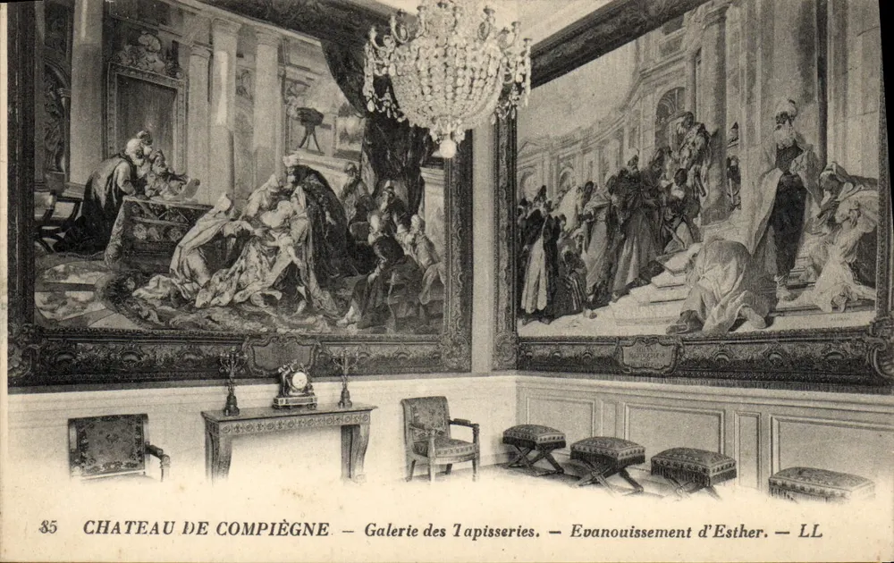 Château de Compiègne — Galerie der Teppiche — Das Ohnmächtigwerden Esthers — LL - Vorderseite