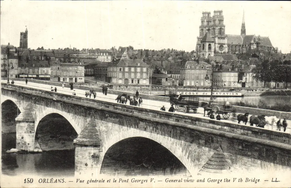 Orléans — Allgemeiner Blick und Brücke Georges V — LL. - Vorderseite