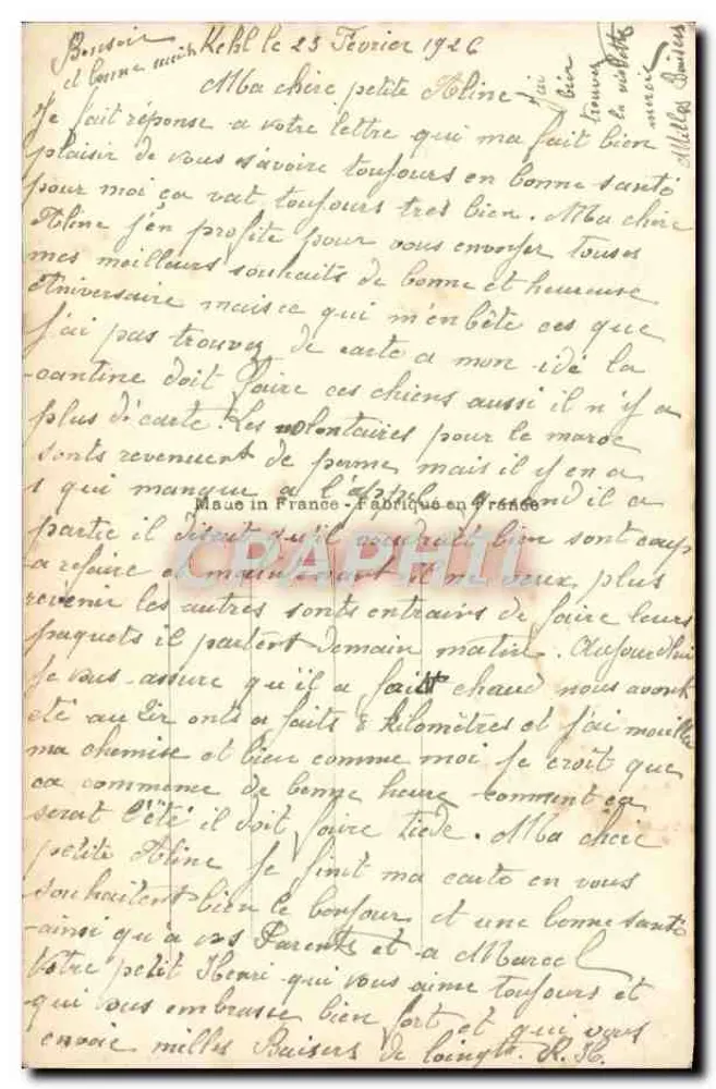 Róże — Urodziny — REX 1819 - Rewers