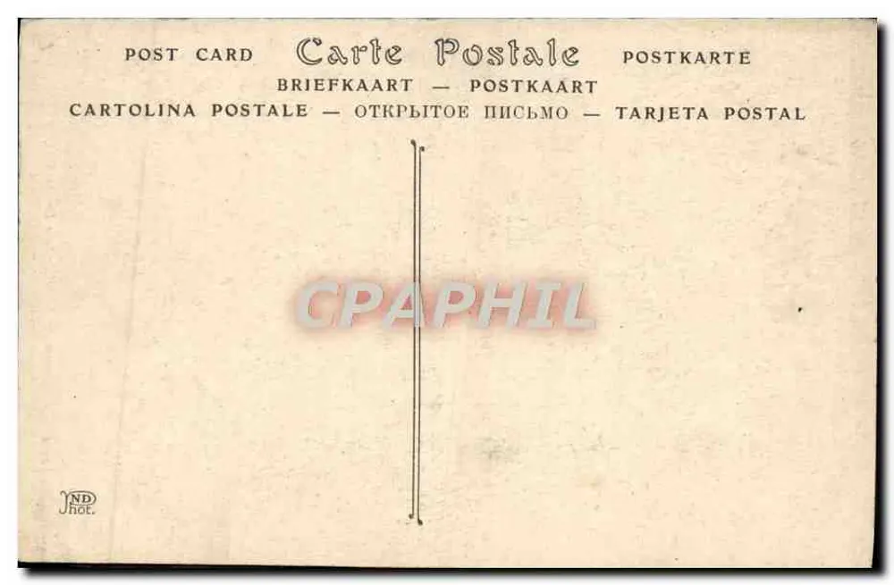 Castelo de BLOIS (Ala de Louis XII) — Cul-de-Lampe — ND. Phot. - Verso