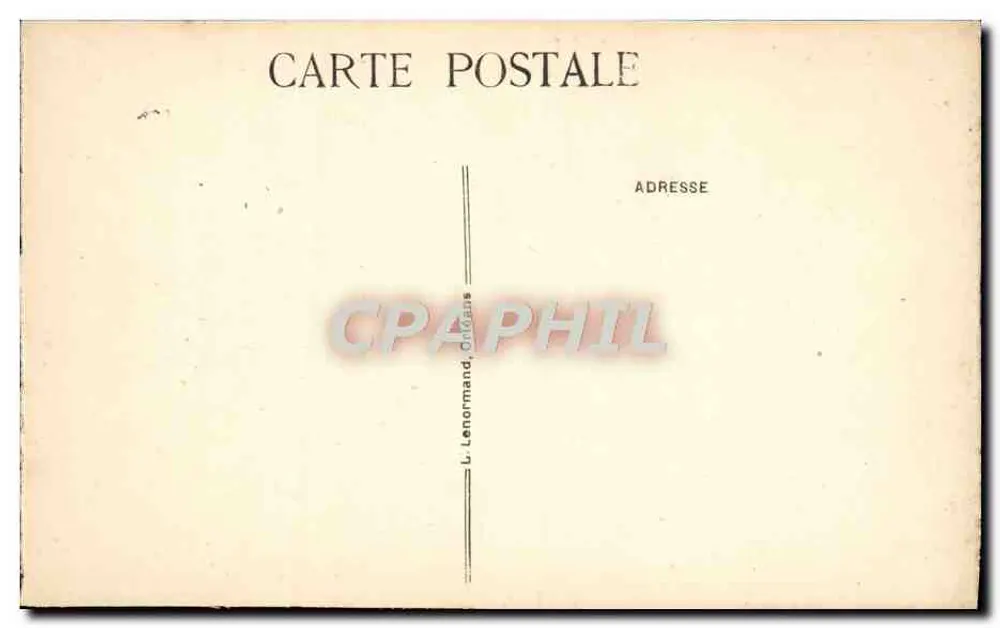 Orléans (Loiret) — Statue der Jeanne d'Arc von Foyatier — Verlag L. Lenormand - Rückseite
