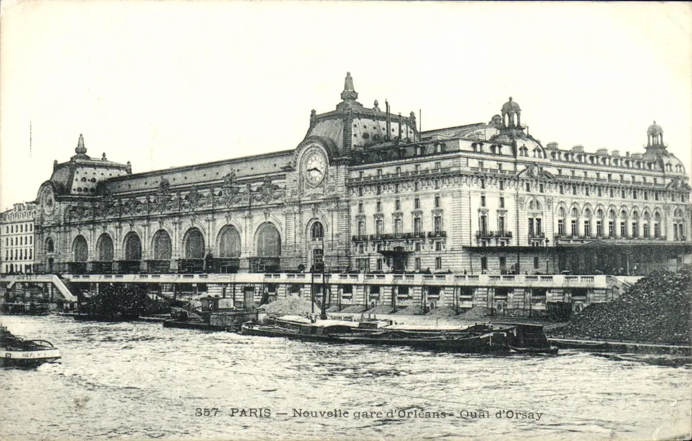 Paris — Nouvelle gare d'Orléans — Quai d'Orsay — P. Markuse Edit. 357 - Vorderseite
