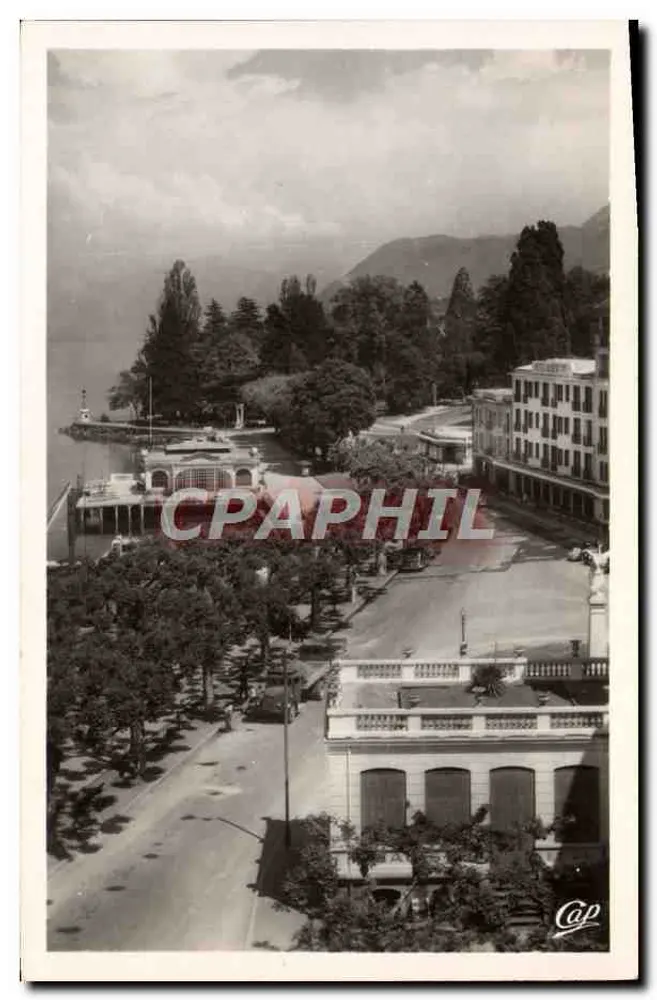 EVIAN-les-BAINS — Perspektive auf den Hafen und das Hotel Albert 1er — C.A.P. Paris - Vorderseite