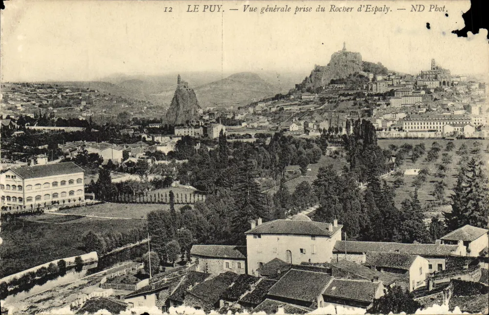 Le Puy — Vue générale prise du Rocher d'Espaly — ND Phot. - Vorderseite
