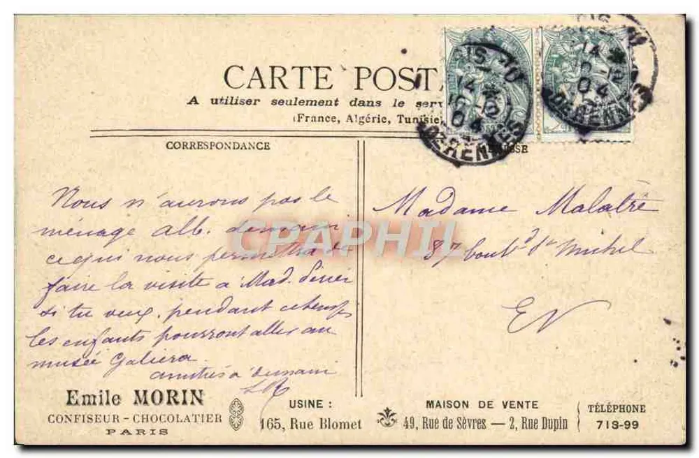 O Castelo de Versalhes — vista da cour d'honneur — editor não identificado - Verso