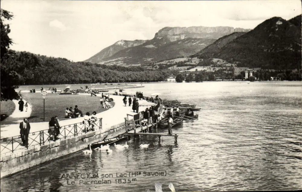 Annecy e seu Lago (Alta Saboia) — O Parmelan 1835m — editor não visível - Frente