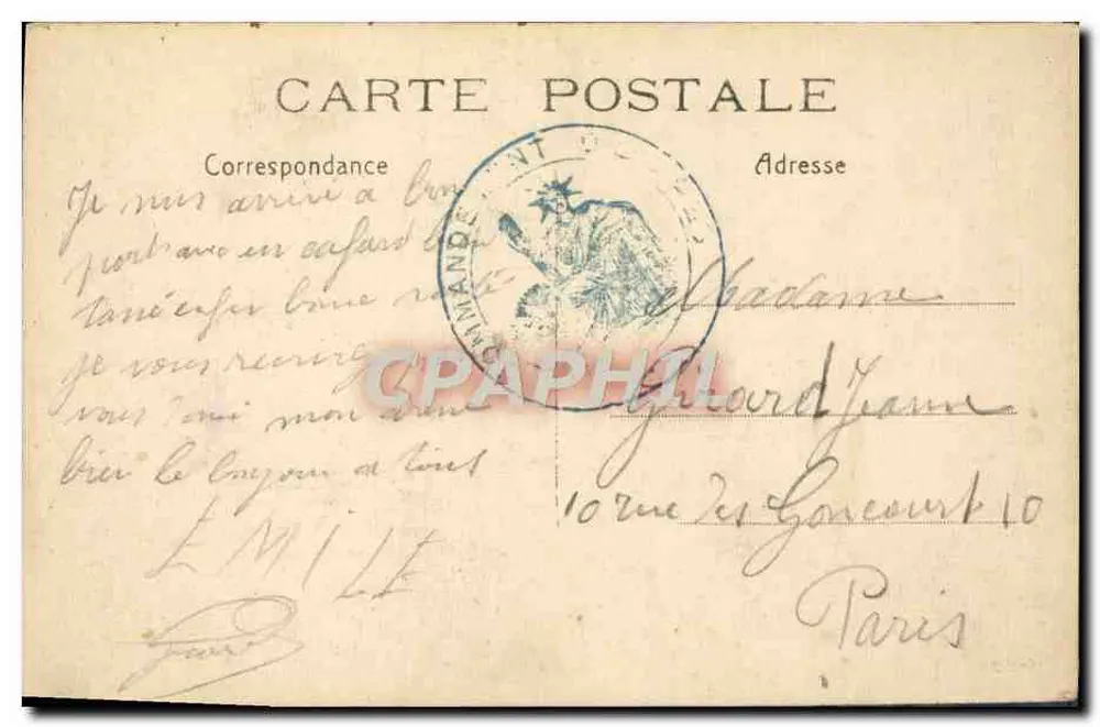Paris — A Torre Saint-Jacques — SEEB, Paris - Verso