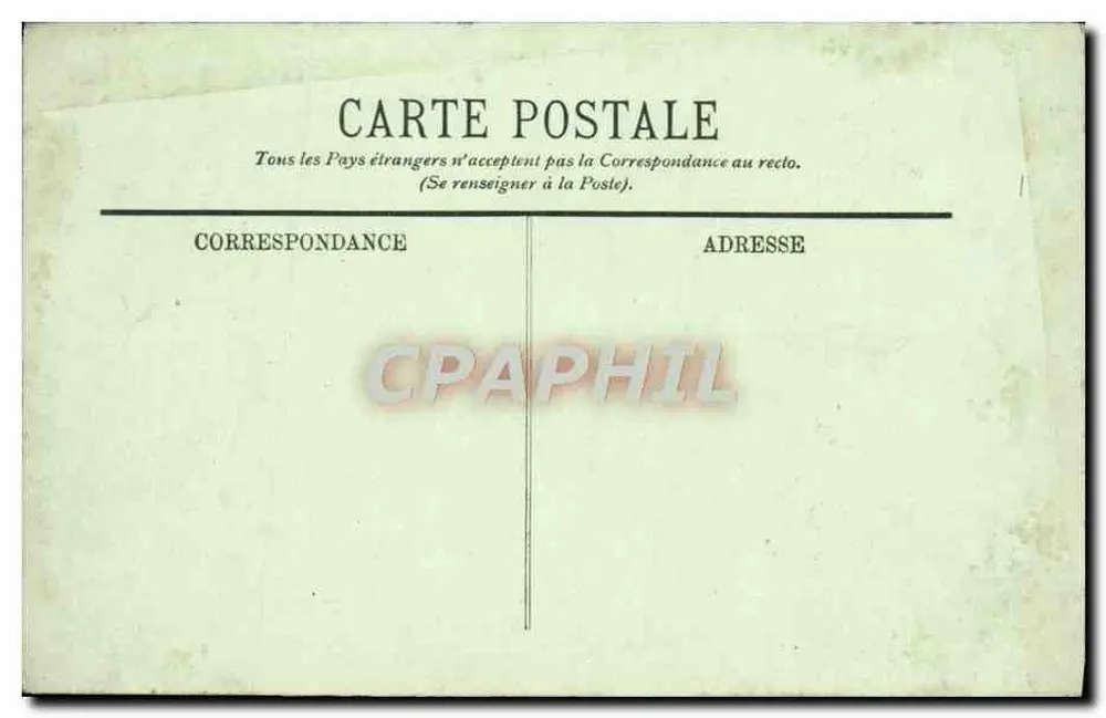 Poitiers — A Entrada do Túnel — Editor BL, n° 153 - Verso