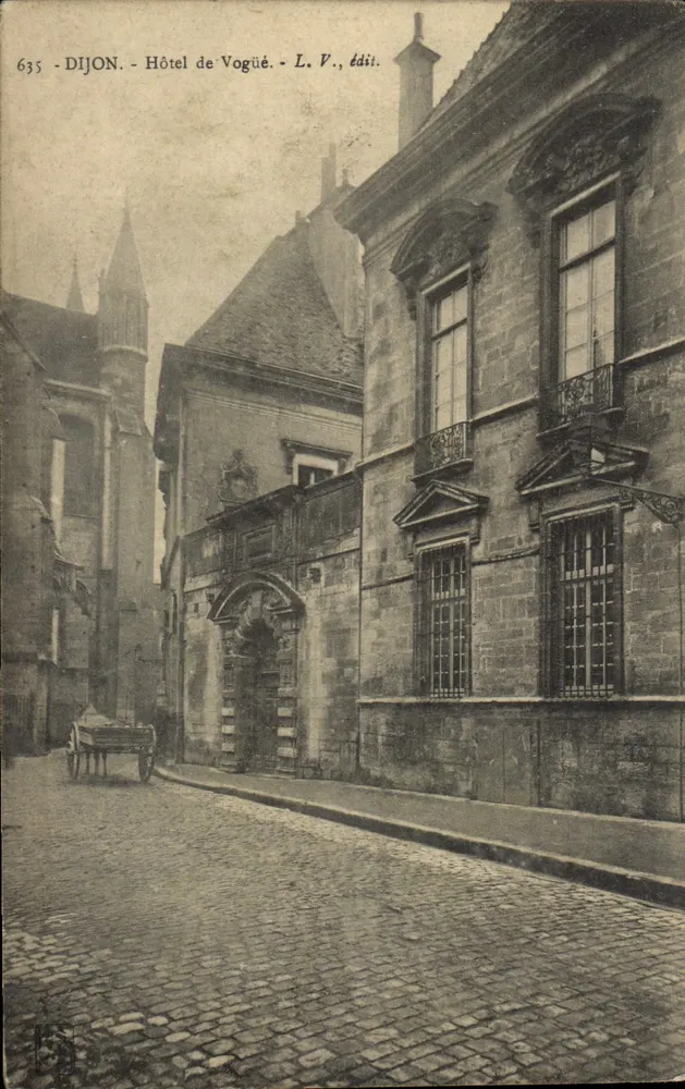 Dijon - Hotel de Vogüé — L. V., editor, n° 635 - Frente