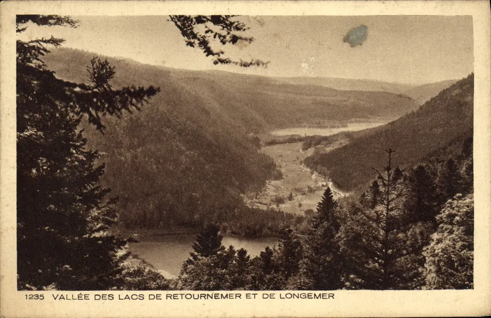 Tal der Seen Retournemer und Longemer — Sammlung Les Vosges — n° 1235 - Vorderseite