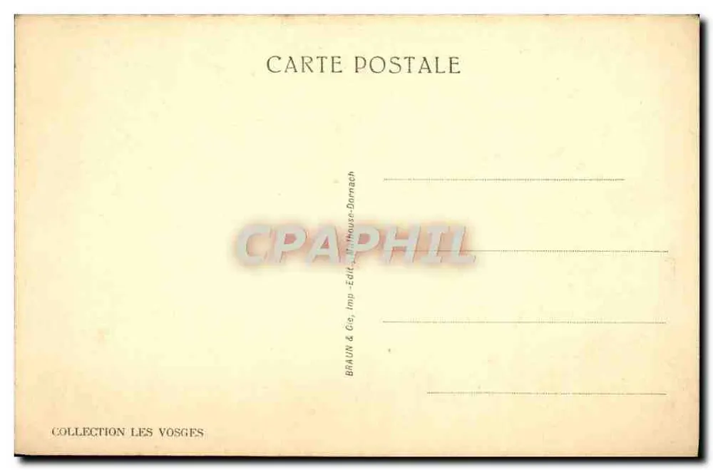 Tal der Seen Retournemer und Longemer — Sammlung Les Vosges — n° 1235 - Rückseite