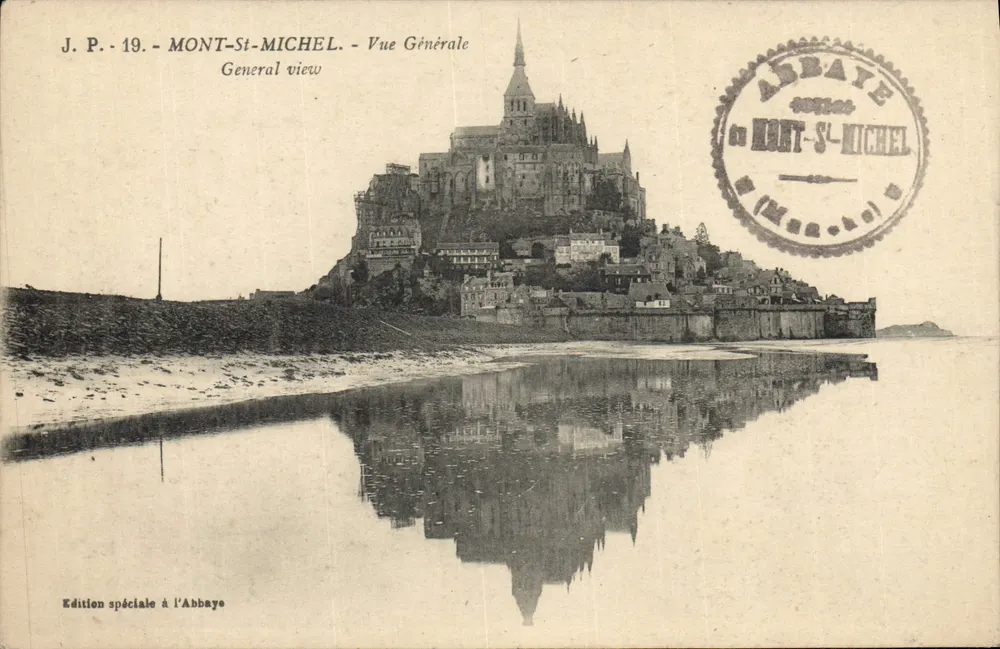 Mont-Saint-Michel — Algemene uitzicht — J.P. - 19, Speciale editie bij de Abdij - Voorkant