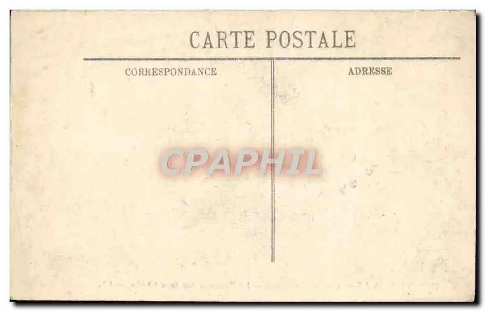 Inundações de Paris (Janeiro 1910) — Les Pâquis de la Rue Saint-Charles — série 6 - Verso