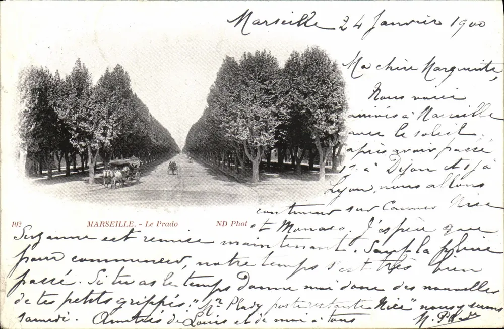 Marselha — O Prado — ND Phot - Frente