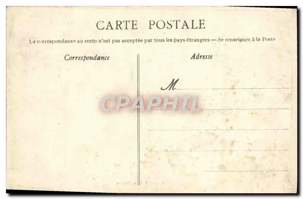 Vue de Nantes — La Belle — éditeur FAVET EVNTI, n°77 - Verso
