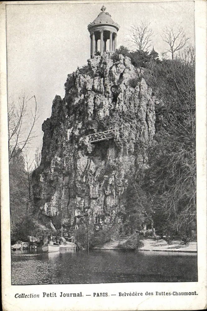 Belvedere der Euttes-Chaumont — Paris — Sammlung Petit Journal - Vorderseite