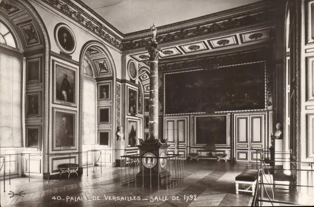 Palácio de Versalhes — Sala de 1792 — Electrophot, Rueil - Frente