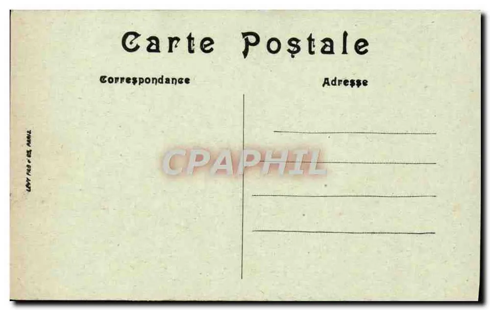 Blois — O Hotel Bellot — O Poço — LL. - Verso