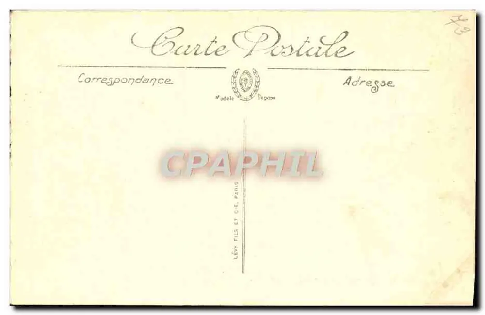 Blois — O Ponte sobre o Loire — LL. — n° 173 - Verso