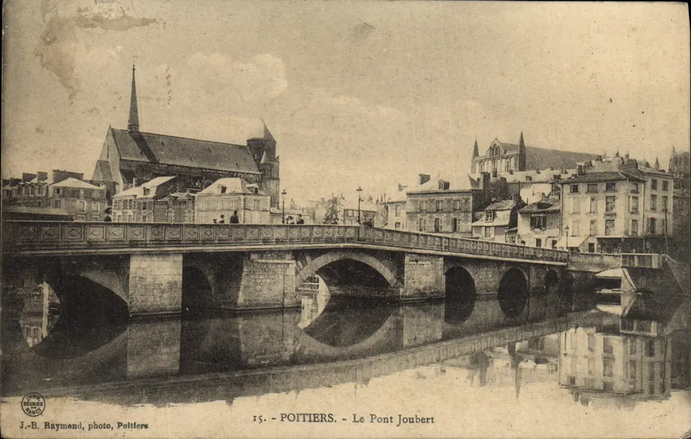 Poitiers — Le Pont Joubert — J.-B. Raymend, photo, Poitiers - Frente