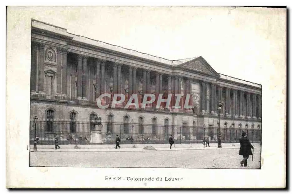 PARIS - Colunata do Louvre - Frente
