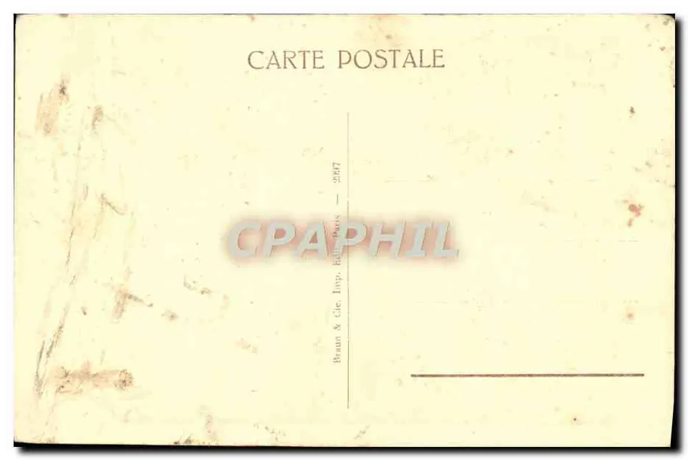 Auguste Rodin — A Pensadora — edição Braunn & Cie, Imp. Belpaix - Verso