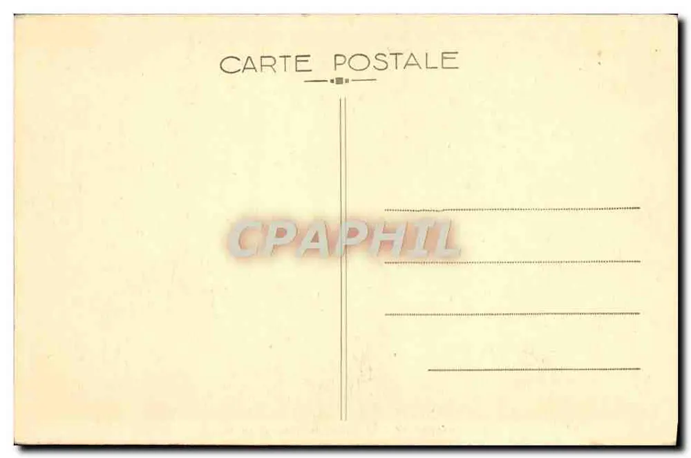 Biarritz — O Rocher de la Vierge sob tempestade — n° 117 - Verso