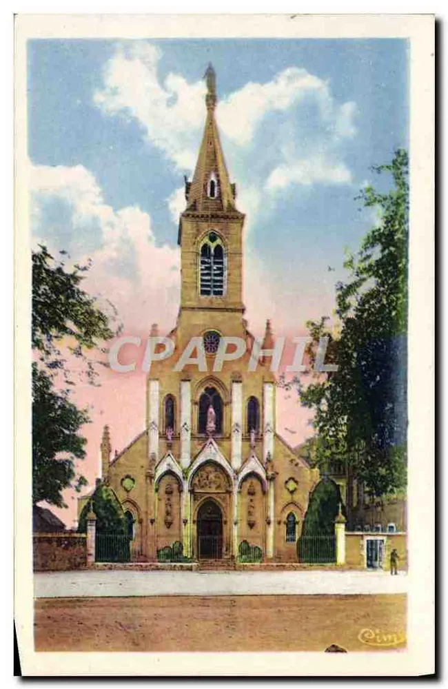Issoudun (Indre) — Basílica do Sagrado Coração — Combies Impressor - Frente