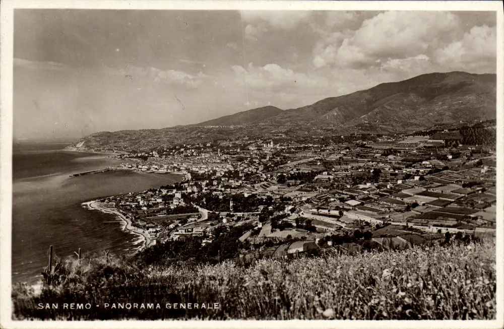 San Remo - Panorama Geral — Edição A. Diena, Torino, n° 47 - Frente