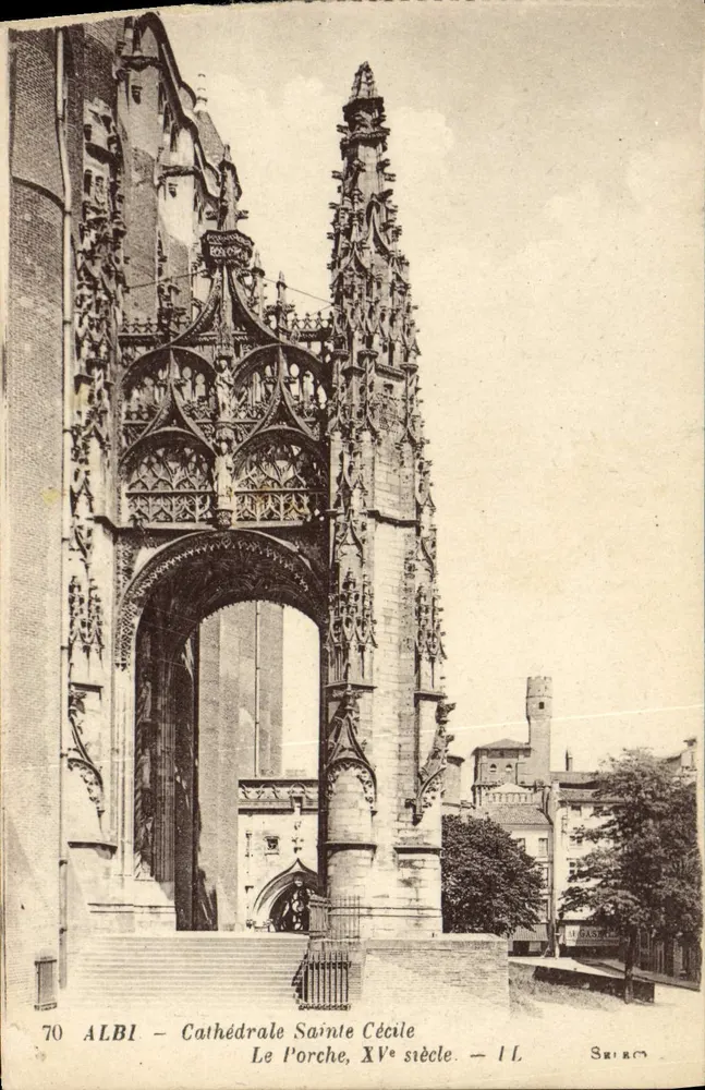 Albi — Cathédrale Sainte-Cécile, Le Porche, XVᵉ siècle — Seirac - Recto