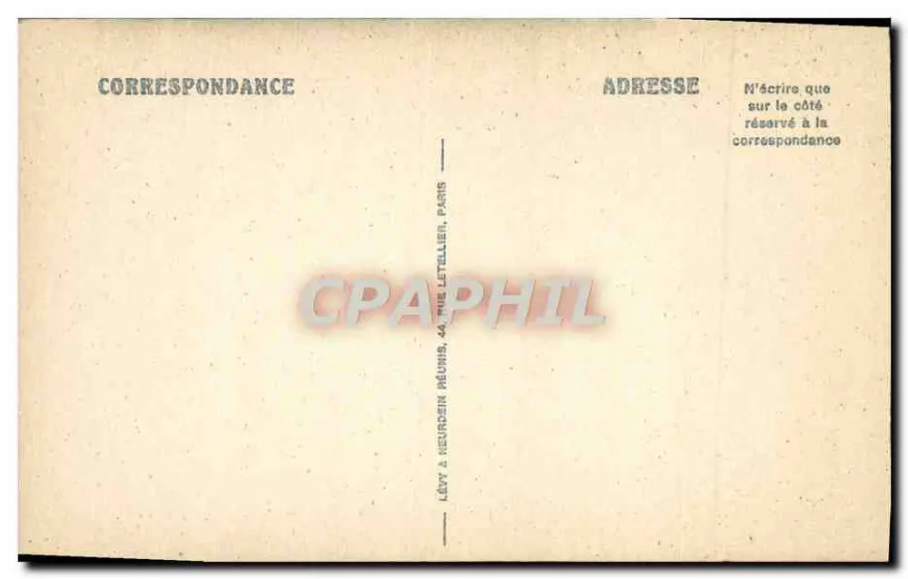 Chartres — Die Kathedrale aus der Rue du Bourg gesehen — I.L. — n°66 - Rückseite