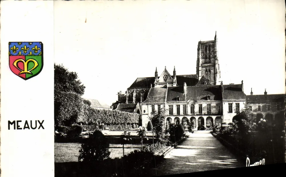 Meaux — Catedral y jardín — Ediciones de Arte Raymon, Brunoy - Anverso