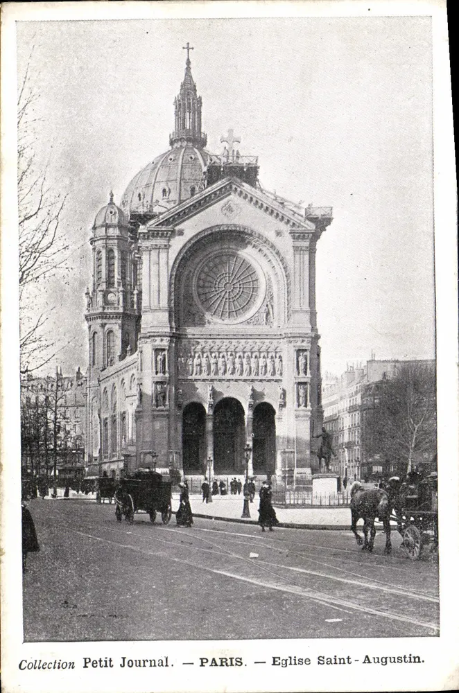 Paris — Igreja de São Agostinho — Coleção Petit Journal - Frente