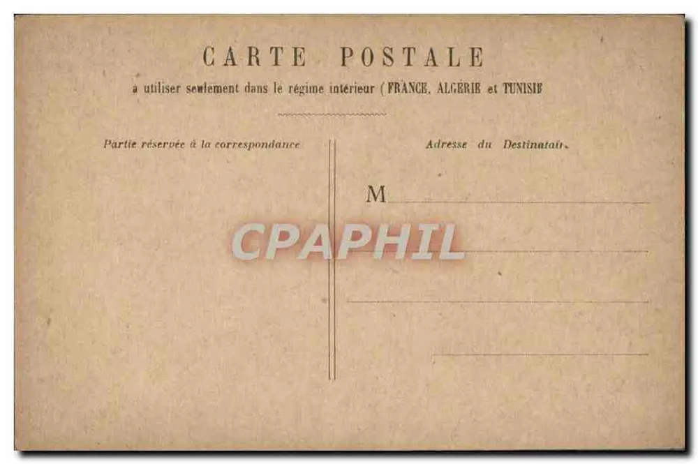 PARIS - Palácio do Trocadéro — vista arquitetônica — editor não identificado - Verso