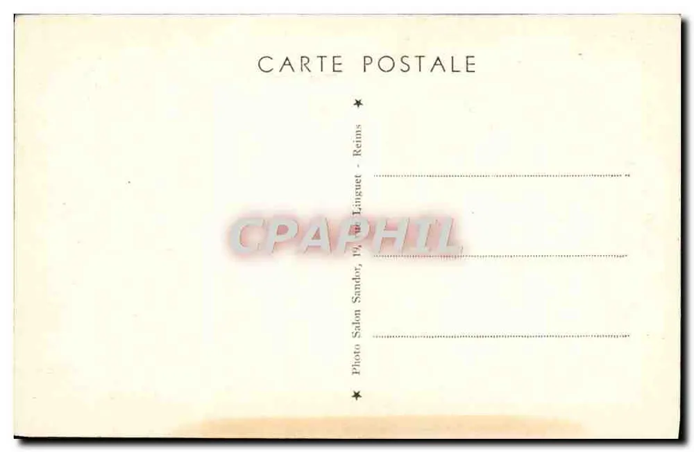 Crystal Hotel — Reims — Ses Salons pour 350 couverts - Verso