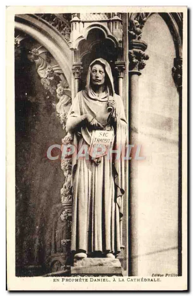 Prophet Daniel — Statue in der Kathedrale — Prillot-Ausgabe - Vorderseite