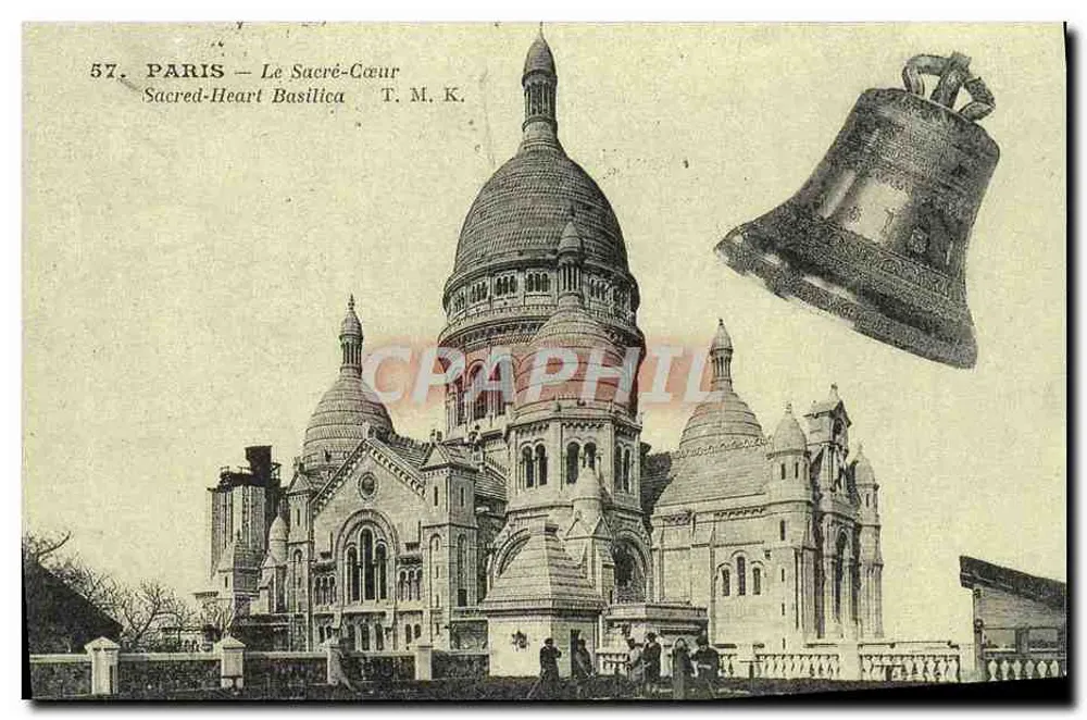 Paris — O Sagrado Coração — T.M.K. n°57 - Frente
