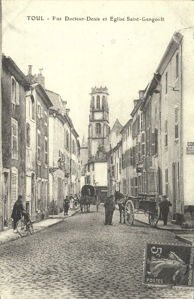 Toul - Straße des Doctor-Denis und Kirche Saint-Gengoult — Édito-Service SA, Serie D2 465 - Vorderseite