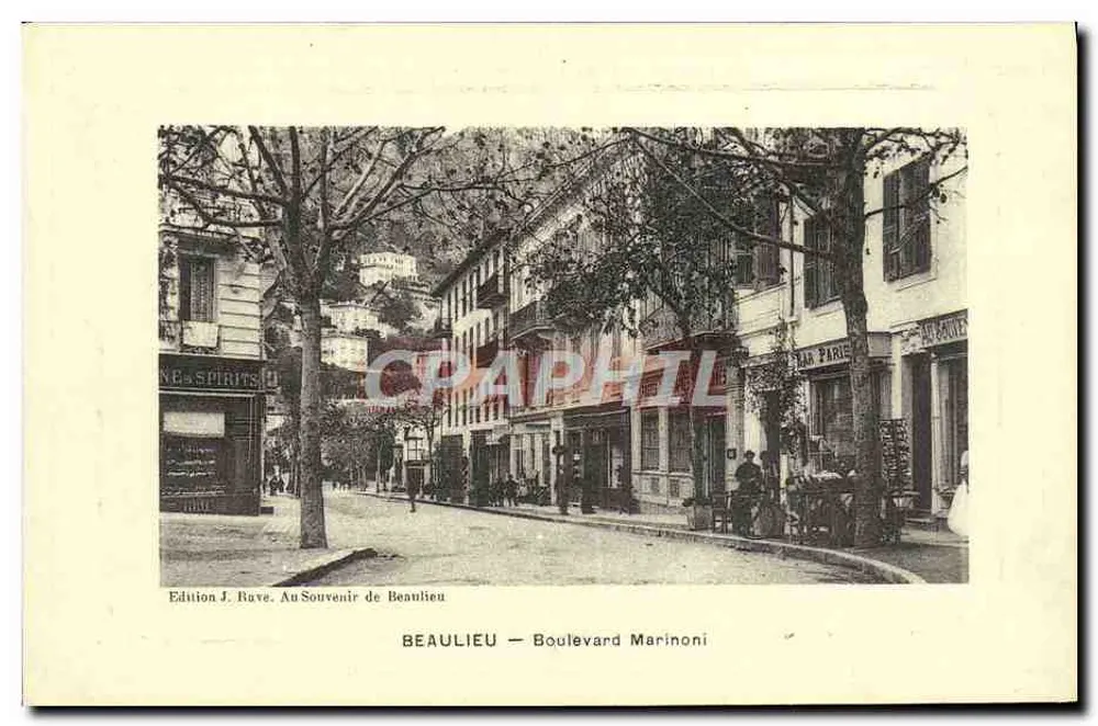 बेलियू - बुलेवार्ड मारिनोनी - एडिशन जे. रावे - आगे