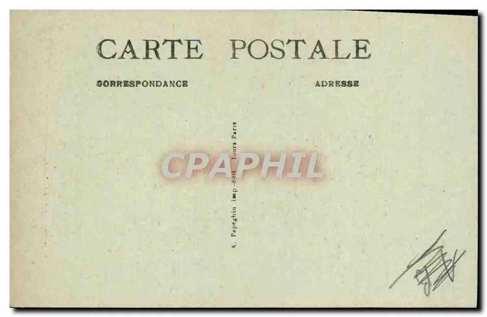 Langeais — L'Entrée du Château - Le Pont-Levis — A. Papeglin - Verso