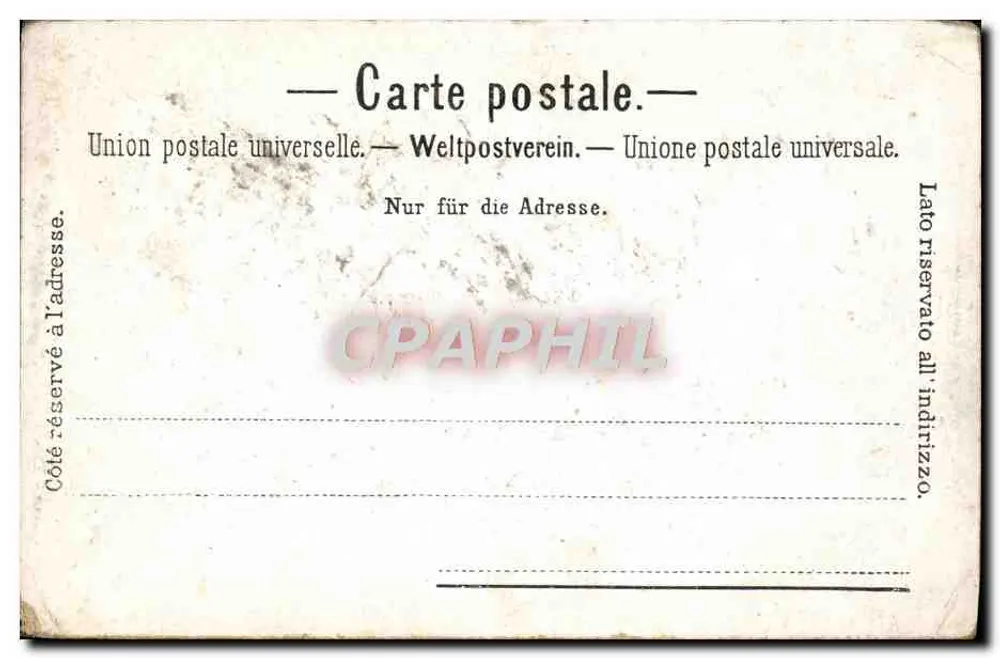 Genebra — Quai du Mont-Blanc — Charnaux Frères & C°, Genebra, n° 1490 C - Verso