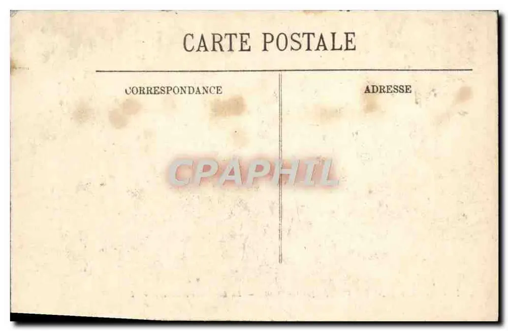Überschwemmungen in Paris (Januar 1910) — Die Linie der Invaliden — LL. - Rückseite