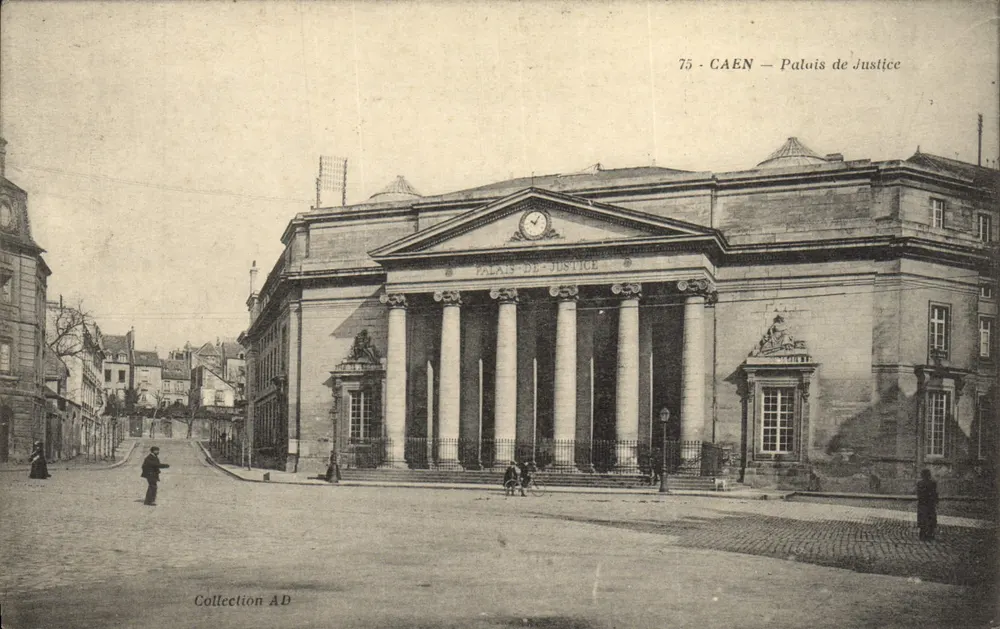 Caen — Palácio de Justiça — Coleção AD - Frente
