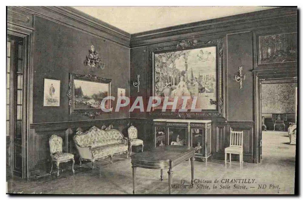 Château de Chantilly — Salle Silvie — ND Phot. - Voorkant