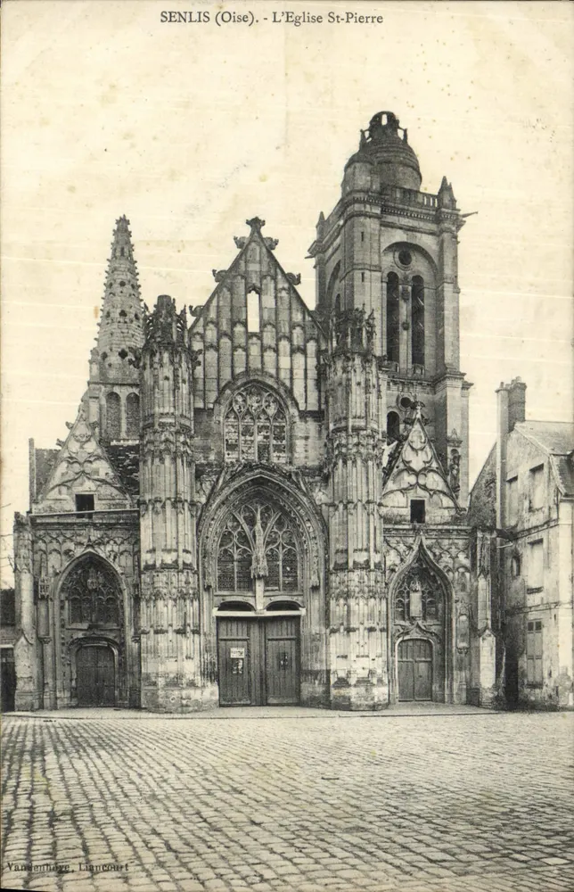 Senlis (Oise) - A Igreja de São Pedro — Van deunen, Liancourt - Frente