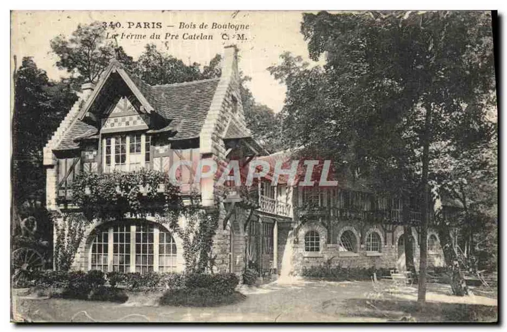 Paris — Bois de Boulogne — Le Ferme du Pré Catelan — C. M. n°340 - Recto