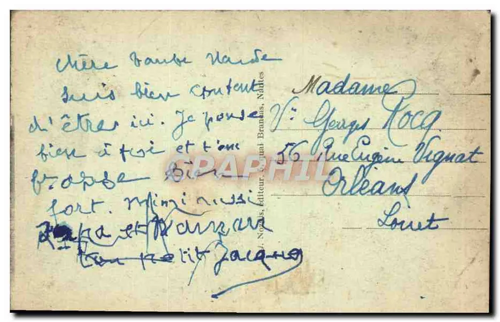 CROIX-DE-VIE (Vendée) - Der Strand — Verlag N. Novais, Verlag, Nantes, Nr. 193 - Rückseite
