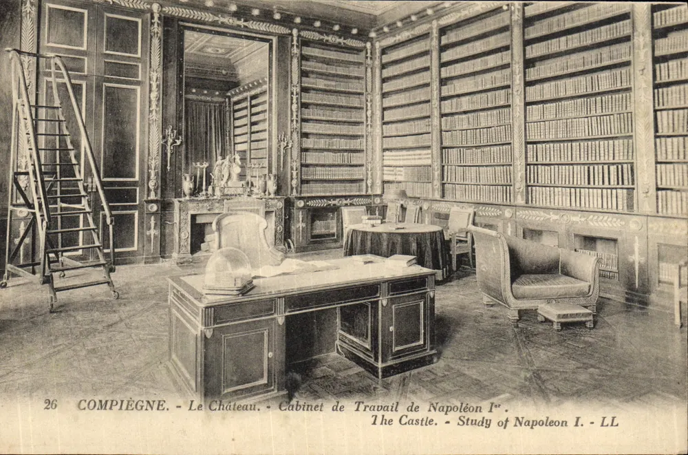 Compiègne - Das Schloss - Studierzimmer von Napoleon I. - LL - Vorderseite
