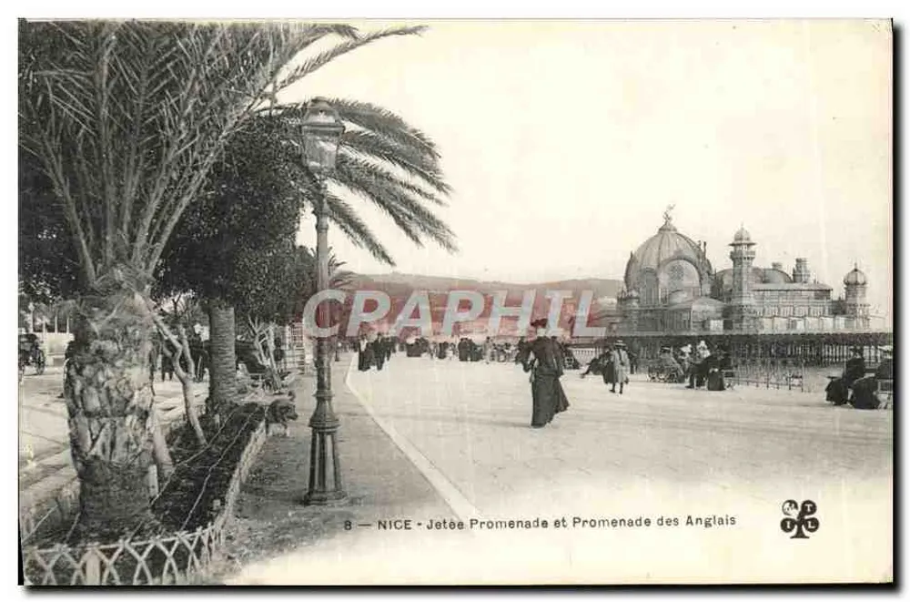 Nice — Jettys, Promenade und Promenade des Anglais — JAPHIL - Vorderseite